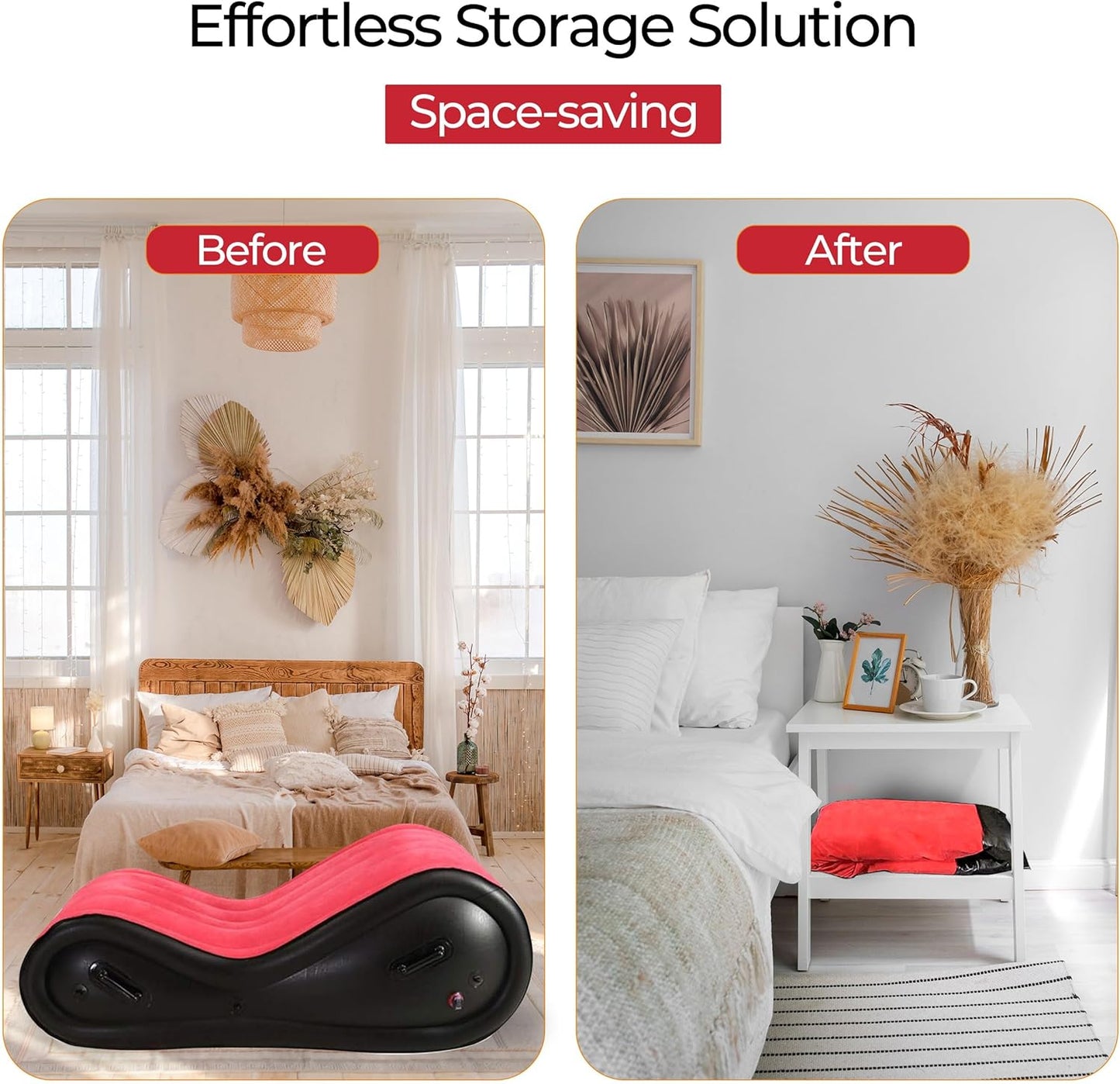 Reinforced Explosion-proof Inflatable Sex Sofa with Air Pump