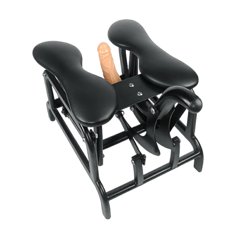 Black Heavy-Duty Dildo Chair