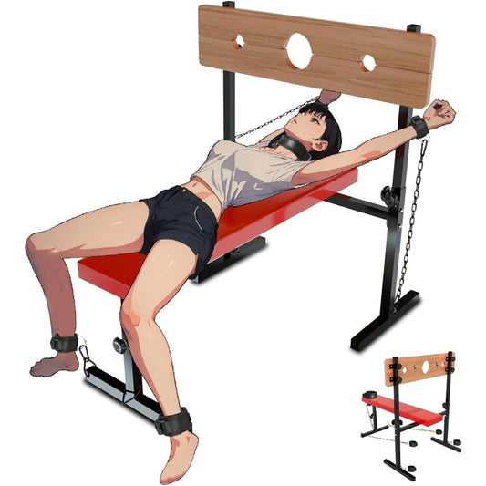 Bondage Furniture Sex Bench with Cuffs for Couples Adult Games
