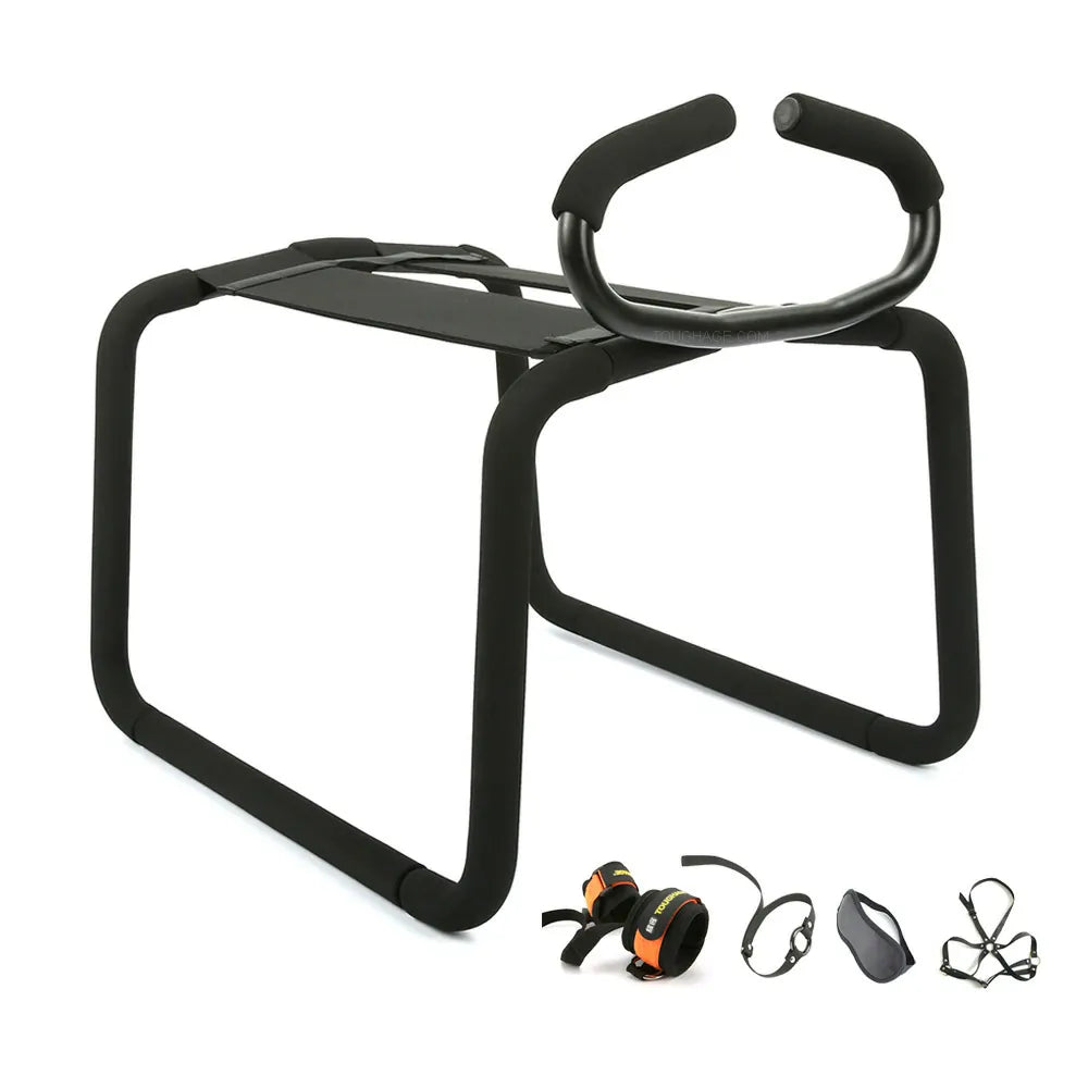 Bouncing Sex Chair With Armrests And Inflatable Cushion