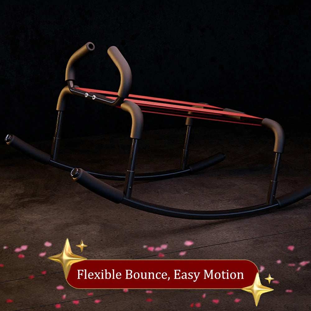 Elastic Sex Chair with Armrests and Dual Elastic Straps