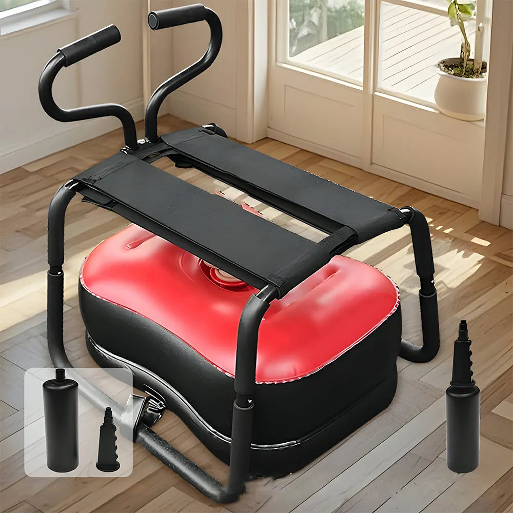 Elastic Sex Chair With Inflatable Cushion And Dildo