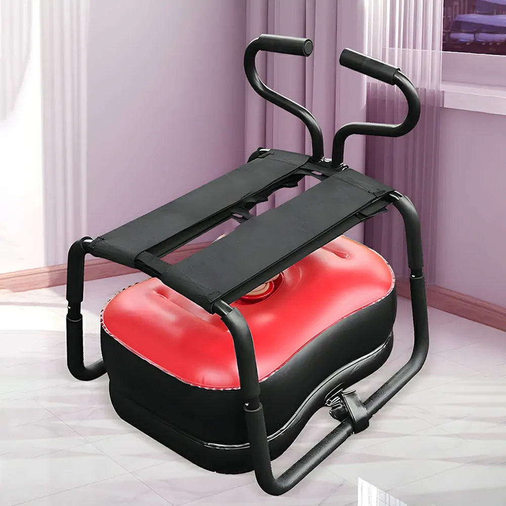Elastic Sex Chair With Inflatable Cushion And Dildo