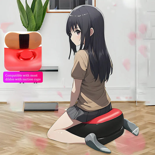 Elastic Sex Chair With Inflatable Cushion And Dildo