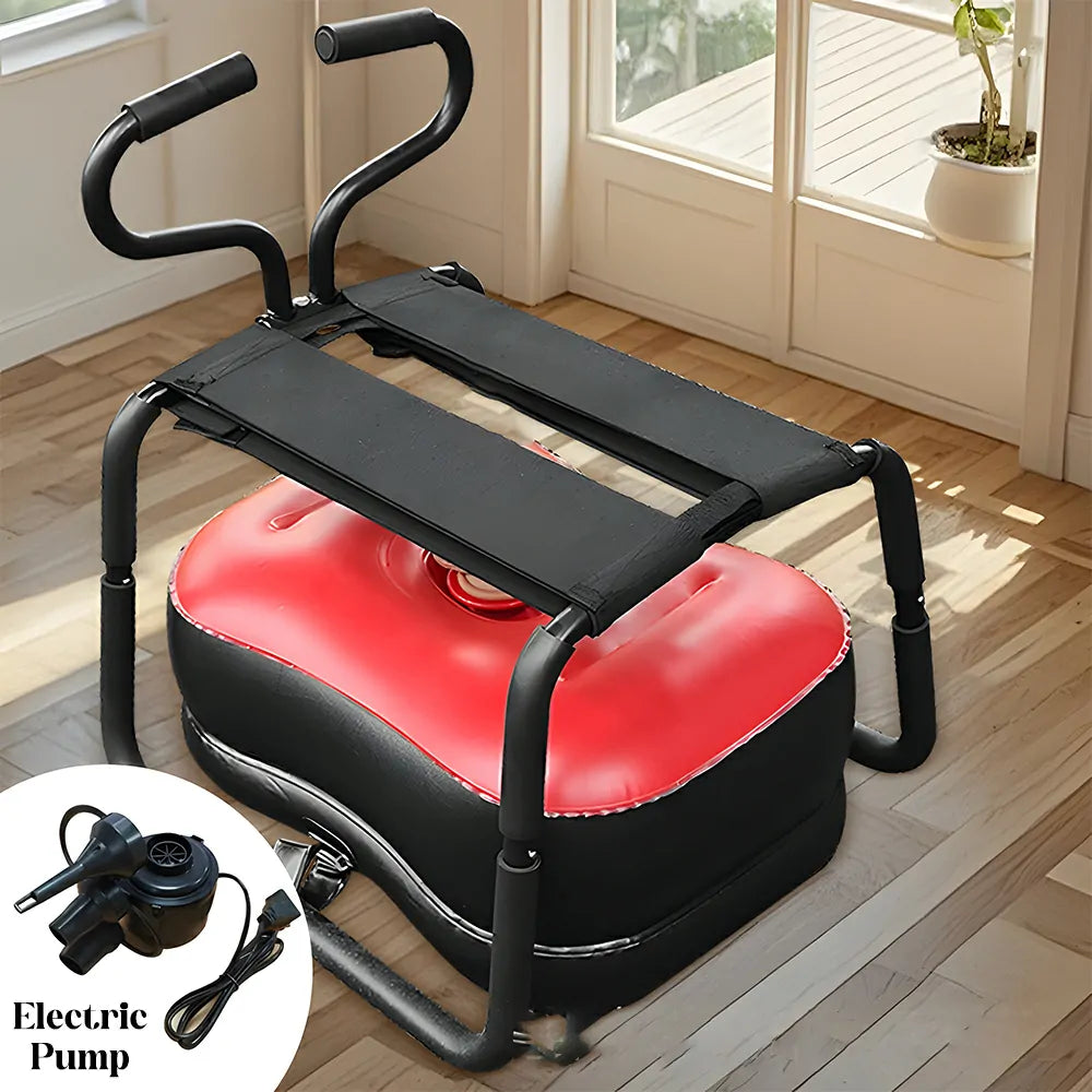 Elastic Sex Chair With Inflatable Cushion And Dildo