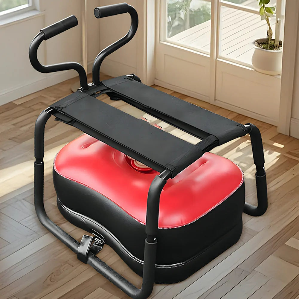 Elastic Sex Chair With Inflatable Cushion And Dildo