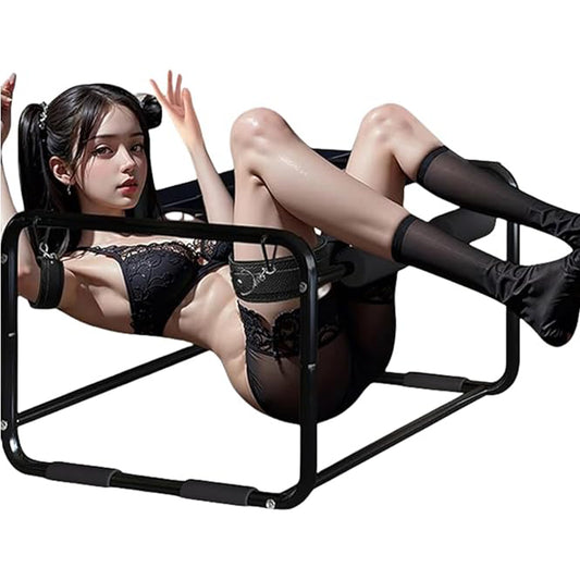 Full-frame Sex Rocking Chair with adjustable straps and anti-slip foam