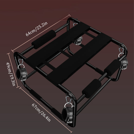 Full-frame Sex Rocking Chair with adjustable straps and anti-slip foam