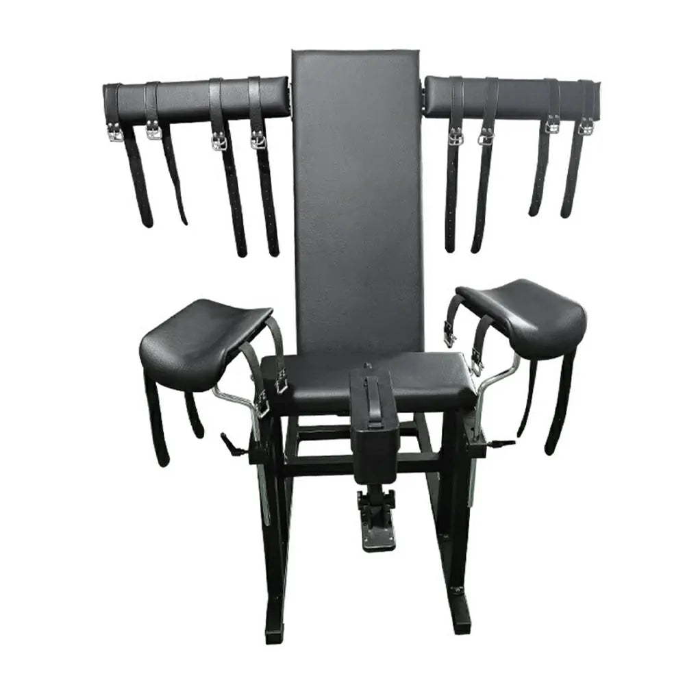 Heavy-Duty Sex Bench With Wrist Straps And Sex Machine