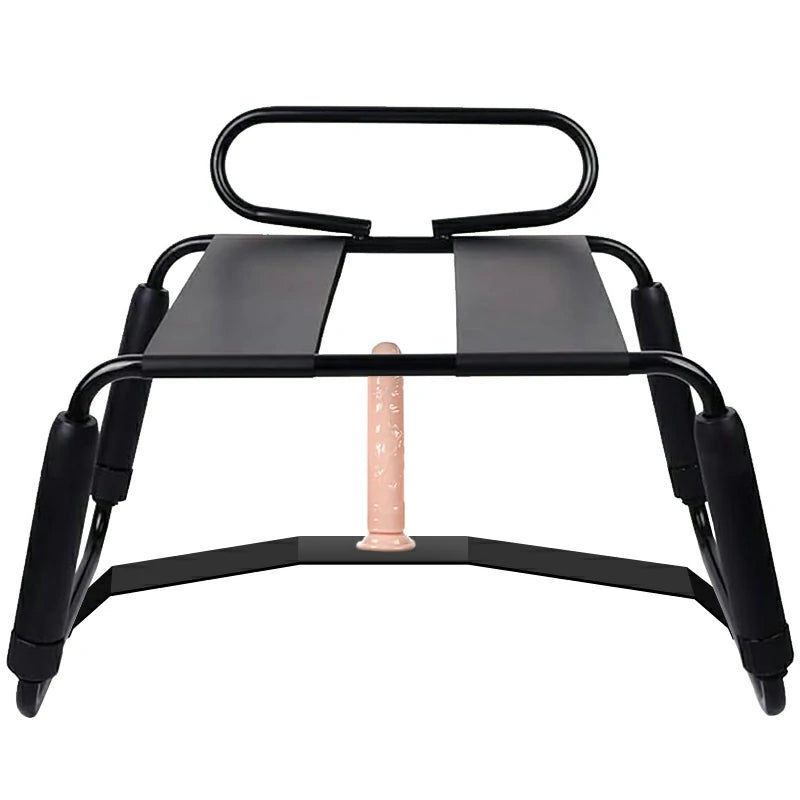Large Bouncing Sex Chair with Suction Cup Dildo and Armrests