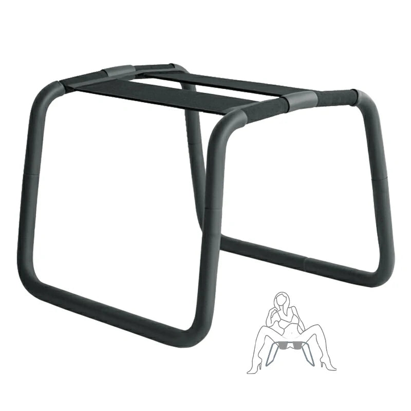 Upgraded Sex Chair with Reinforced Frame and Foam Cover