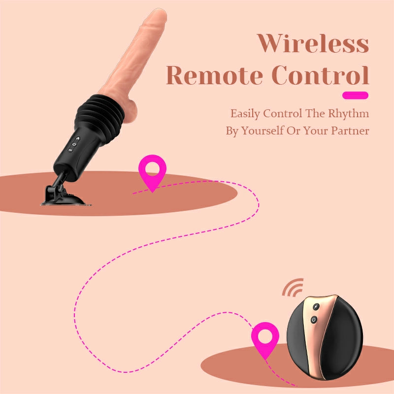 Quiet Fuck Machine with Dildo and Suction Cup