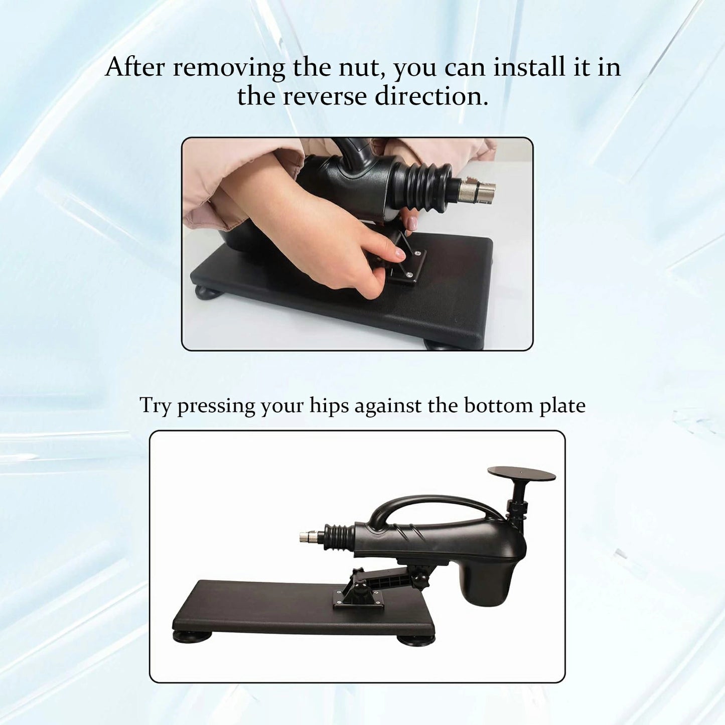 Foldable Dildo Machine With Phone Holder And Three Dildos For Women