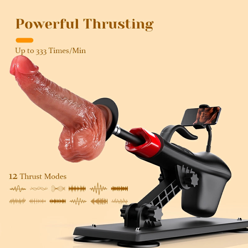 Best Thrusting Machine Sex Toy With Dildo And Extension Rod
