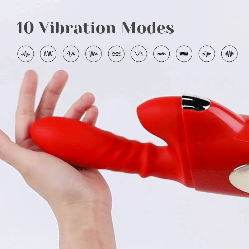 Automatic Sex Machine Hands Free 10 Speed Thrusting Vibrator With Heating