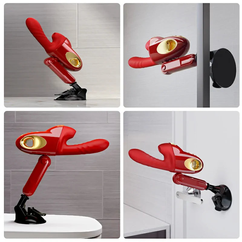 Automatic Sex Machine Hands Free 10 Speed Thrusting Vibrator With Heating