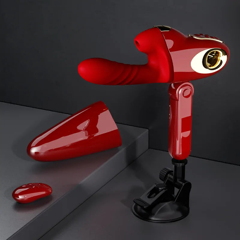 Automatic Sex Machine Hands Free 10 Speed Thrusting Vibrator With Heating