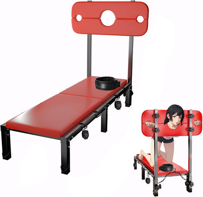 Bondage Sex Bench With Neck And Wrist Support Slots