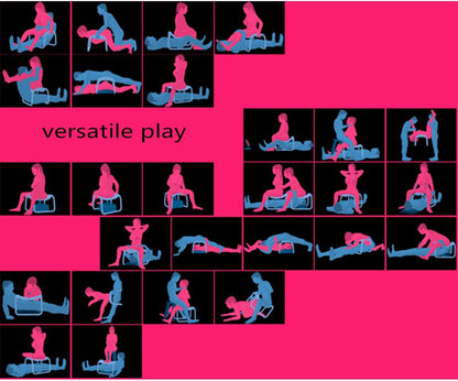 Bouncing Sex Chair With Armrests And Inflatable Cushion