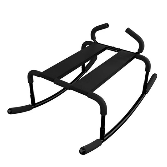 Elastic Sex Chair with Armrests and Dual Elastic Straps