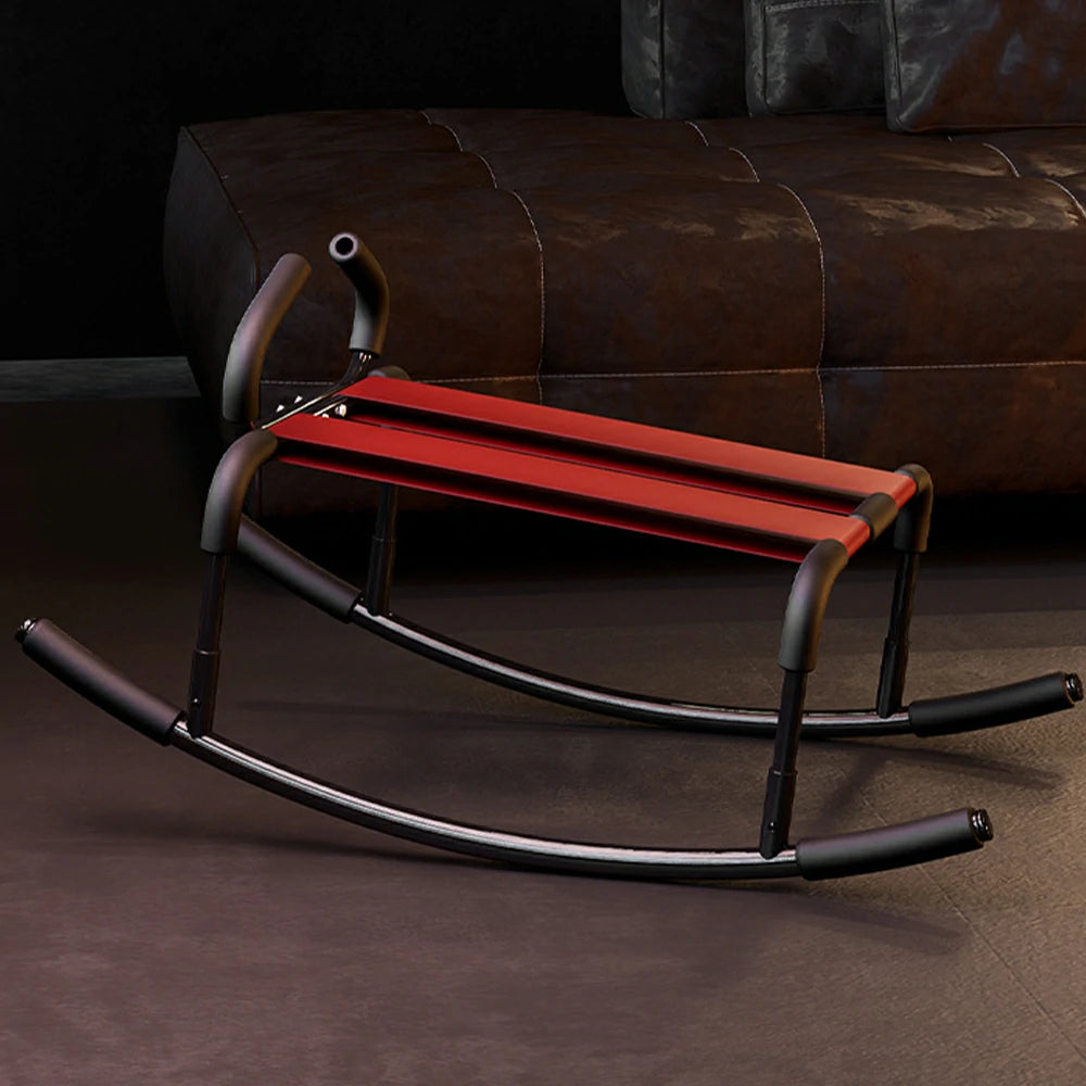 Elastic Sex Chair with Armrests and Dual Elastic Straps