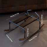 Bouncing Sex Rocking Chair with Armrests and Dual Elastic Straps