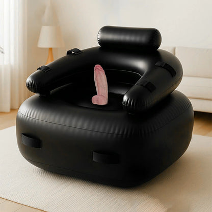 Inflatable Sex Chair With Pump And Dildo
