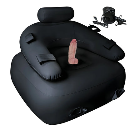 Inflatable Sex Chair With Pump And Dildo