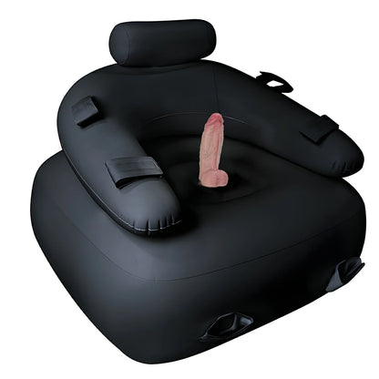Inflatable Sex Chair With Pump And Dildo