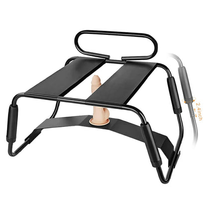 Large Bouncing Sex Chair with Suction Cup Dildo and Armrests