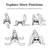 Large Bouncing Sex Chair with Suction Cup Dildo and Armrests Dildo Chair