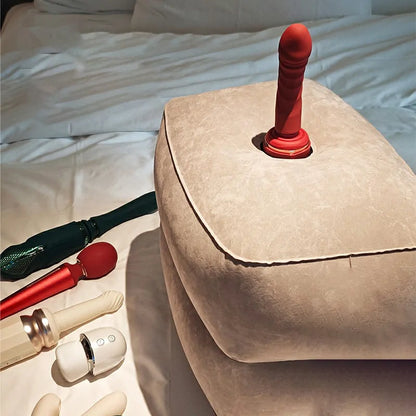 Portable Inflatable Sex Stool Pillow Fits Dildos and Vibrator Toys