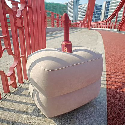 Portable Inflatable Sex Stool Pillow Fits Dildos and Vibrator Toys