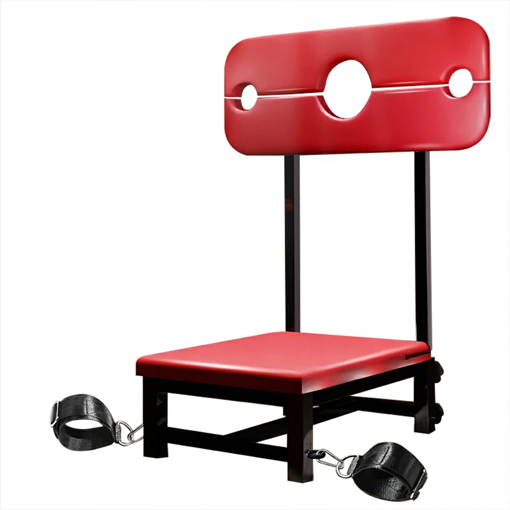 Bondage Sex Bench With Neck And Wrist Support Slots