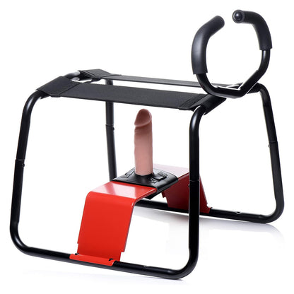 Ride Bangin Elastic Bench with Handles for Couples Men Women and Solo Play Black