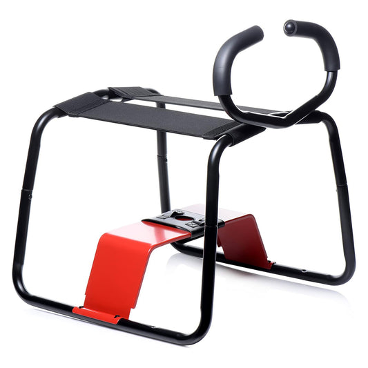 Ride Bangin Elastic Bench with Handles for Couples Men Women and Solo Play Black