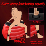 Riding Sex Cushion Inflatable Chair with Dildo Mount & Stable Handles