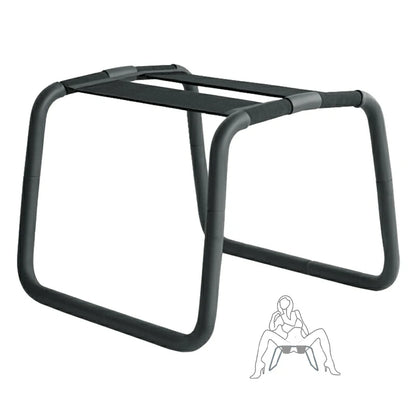 Upgraded Sex Chair with Reinforced Frame and Foam Cover