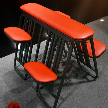 SM Bondage Sex Stool Adjustable Position Chair with Cushioned Pads