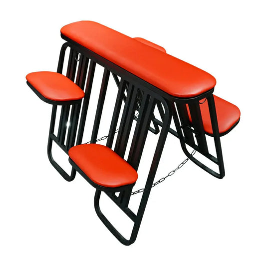 SM Bondage Sex Stool Adjustable Position Chair with Cushioned Pads