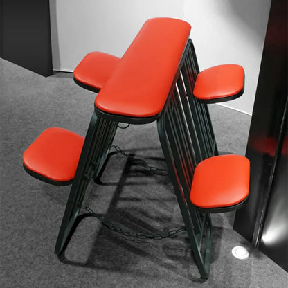 SM Bondage Sex Stool Adjustable Position Chair with Cushioned Pads