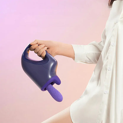 Portable Motorized Sex Machine With Thrusting Vibration Heating