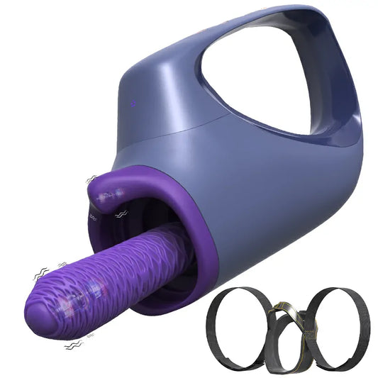 Portable Motorized Sex Machine With Thrusting Vibration Heating