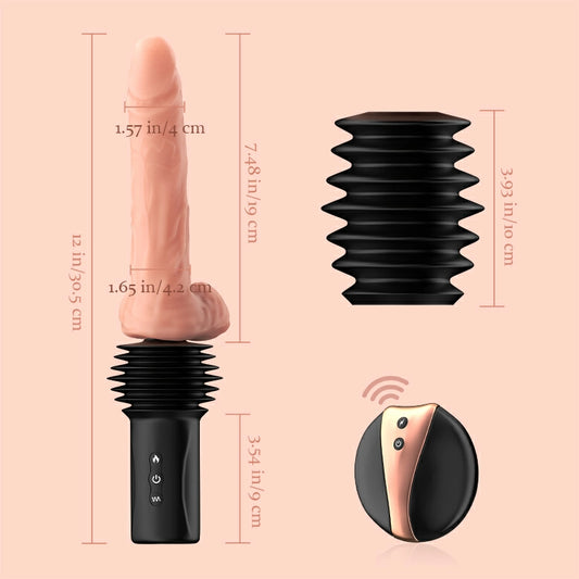 Quiet Fuck Machine with Dildo and Suction Cup