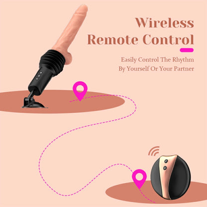 Quiet Fuck Machine with Dildo and Suction Cup