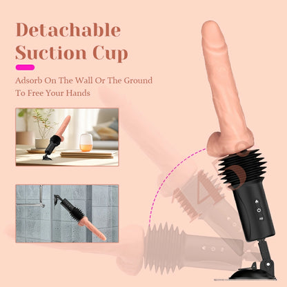 Quiet Fuck Machine with Dildo and Suction Cup