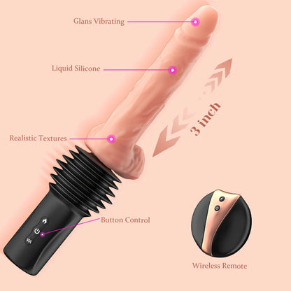 Quiet Fuck Machine with Dildo and Suction Cup