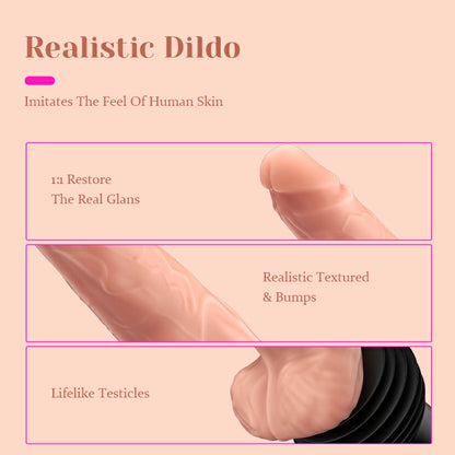 Quiet Fuck Machine with Dildo and Suction Cup