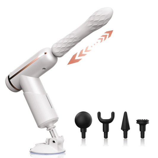 Automated Sex Machine With 32 Thrusting Modes And Four Massage Attachments