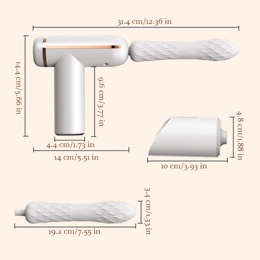 Automated Sex Machine With 32 Thrusting Modes And Four Massage Attachments